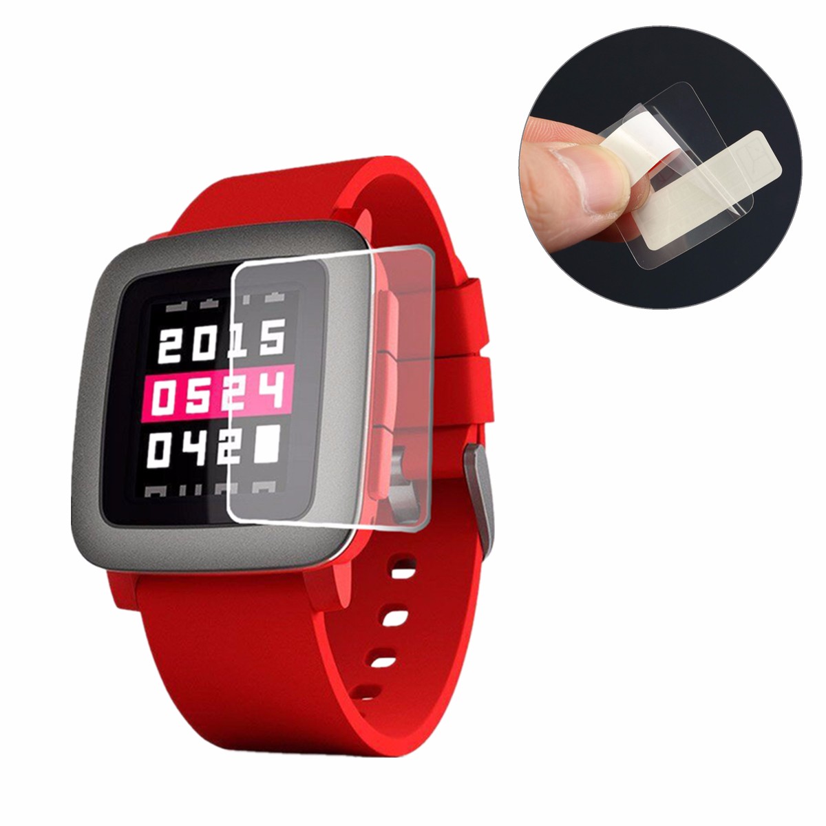 

Anti-Scratch Transparent Screen Protector For Watch
