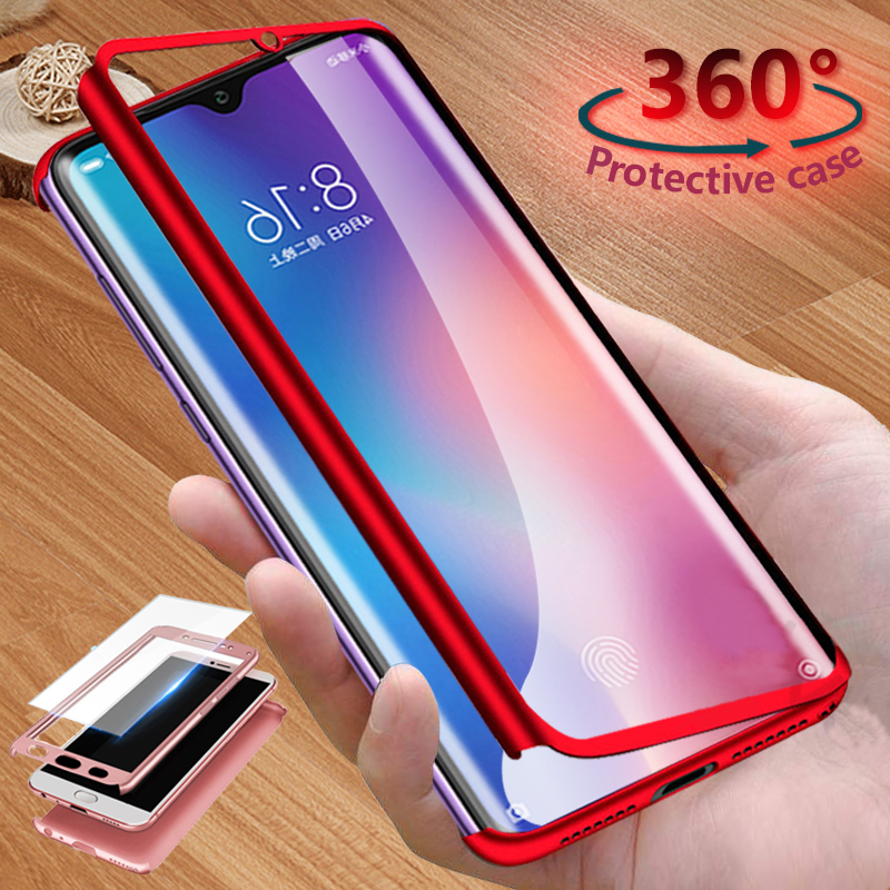 

Bakeey 360° Full Body PC Front+Back Cover Protective Case With Screen Protector For Xiaomi Mi 9 / Xiaomi Mi9 Mi 9 Transp