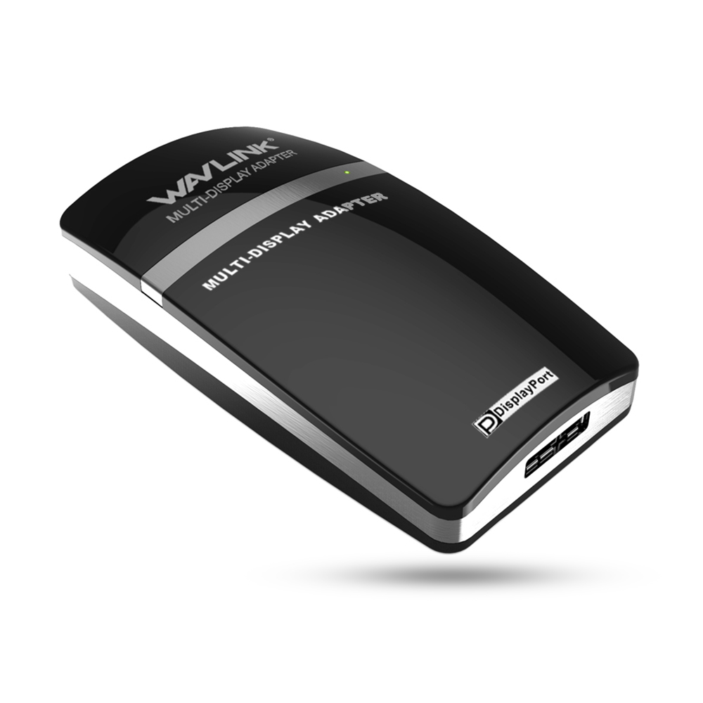 

Wavlink USB 3.0 до 2K Дисплей Порт видео графический адаптер Внешняя видеокарта для нескольких мониторов