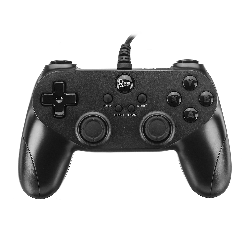 

Betop D2E USB Wired Vibration Turbo Gamepad for PC Windows PS3 TV Box Android Mobile Phone