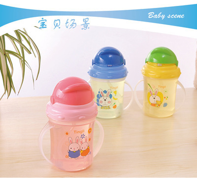 

Дети учатся пить чашки Baby Ball Чайник Детские присоски Соломенная чашка Pp Материал охраны окружающей среды с чашки