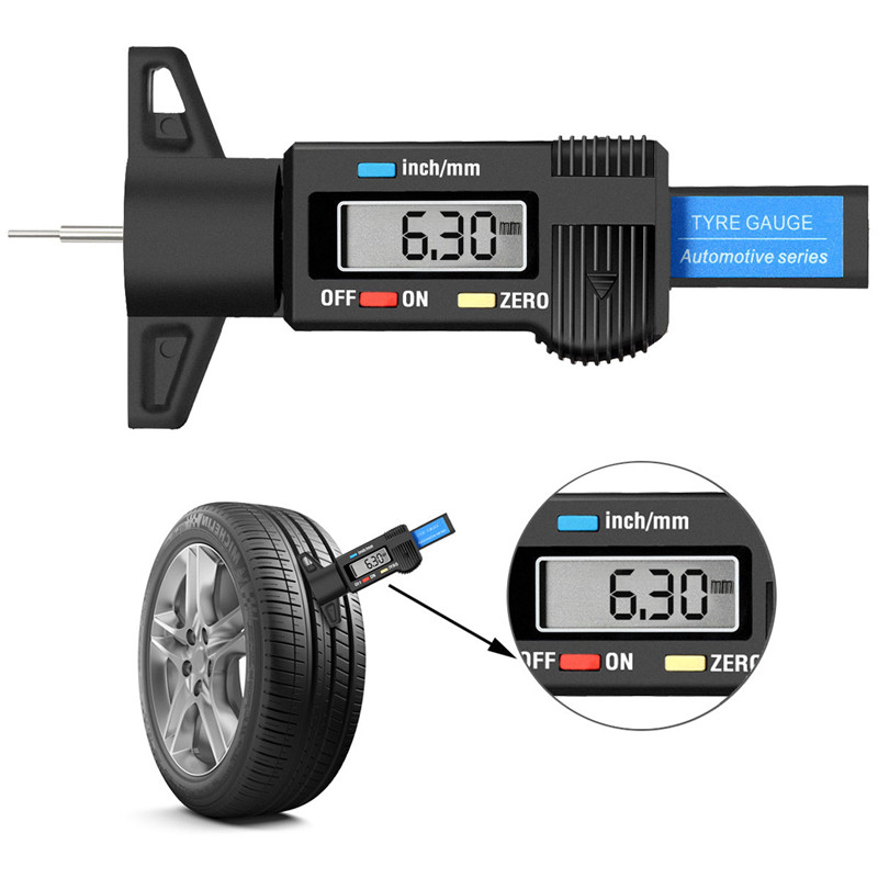 

Авто Цифровой Датчик Глубины Протектора Шин 0-25.4mm Измеритель Инструмент Суппорт