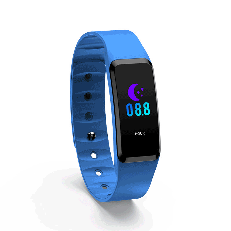 

XANES F8C 0.96" OLED Color Touch Screen IP67 Waterproof Smart Bracelet Heart Rate Blood Pressure Sleep Monitor Fitness Smart Watch