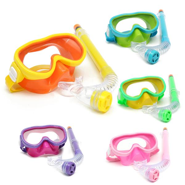 

Дети профессиональные силиконовые дайвинг очки очки комплект маска плавание подводное плавание подводного плавания дыхан