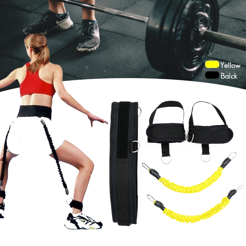 

6pcs Resistance Bands Belt System Set Exercise Workout Fitness Yoga Tools Spring Exerciser Pull Rope