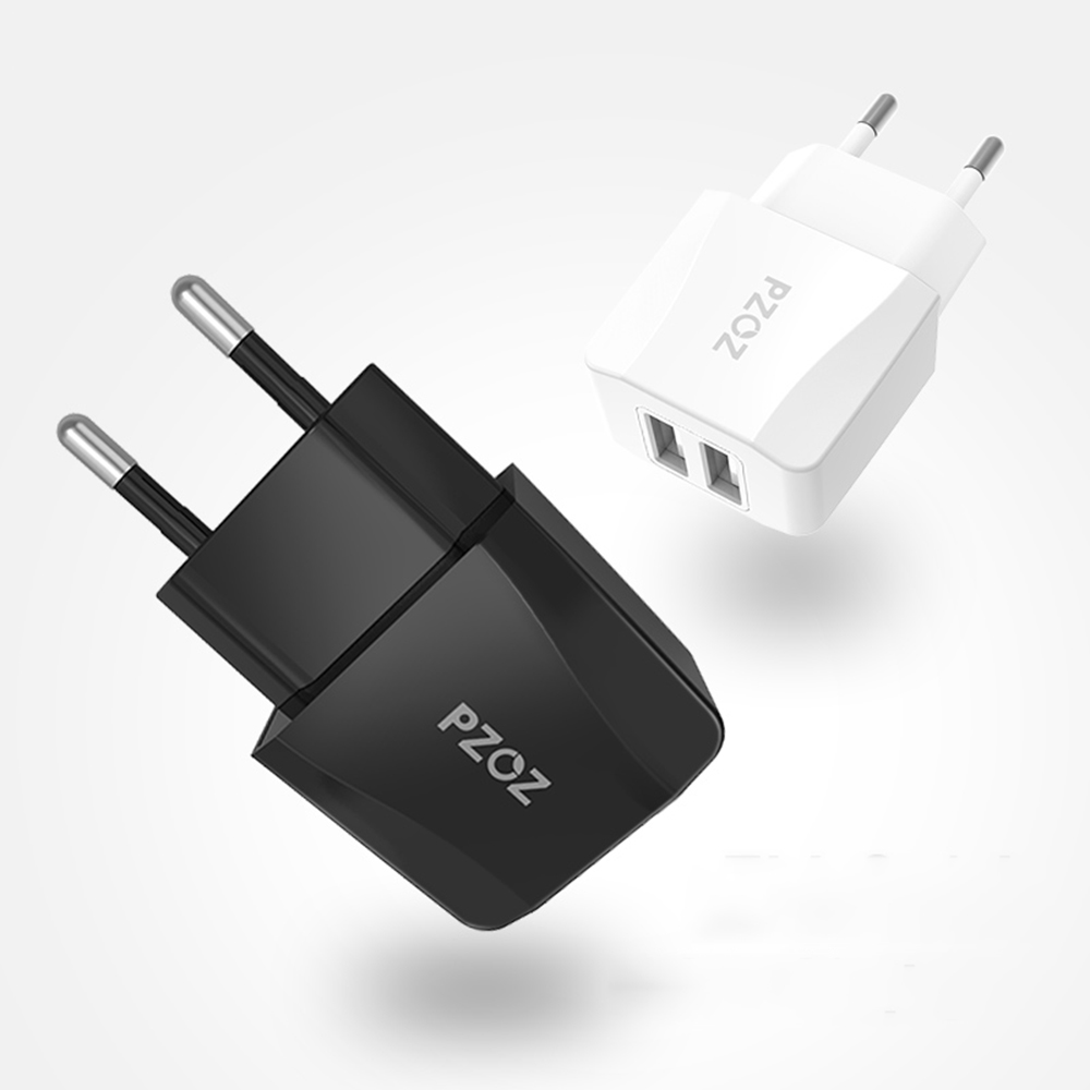 

PZOZ 2.1A Dual USB Порт зарядное устройство Быстрая зарядка Travel EU Plug Адаптер зарядного устройства для iPhone X XR XS Макс Xiaomi MI8 MI9 HUAWEI P30 S9 S10 S10+