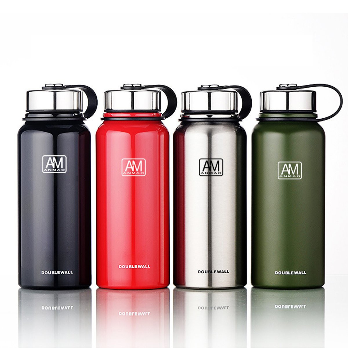

IPRee® 1100ml Outdoor Portable Vacuum Insulated Water Bottle Double Walled Stainless Steel Drinking Cup Sports Travel