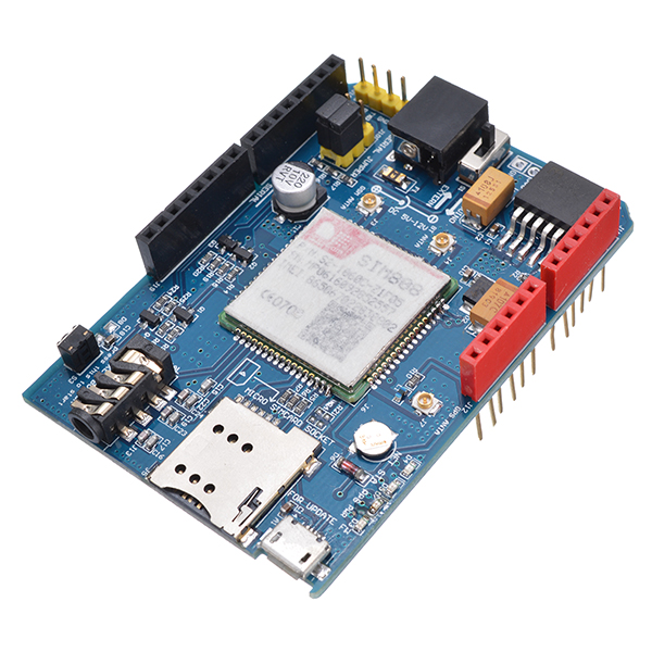 

SIM808 GSM GPRS GPS BT Development Board Module Geekcreit for Arduino - products that work with official Arduino boards