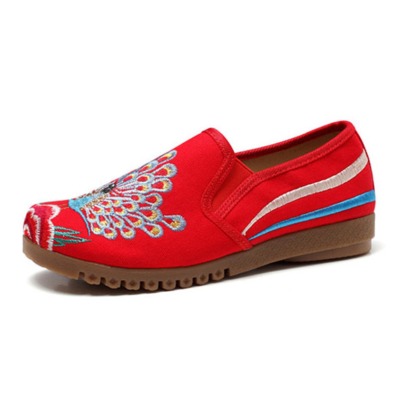 

Женское Loafers Flower Slip On Comfy Flat Повседневная обувь