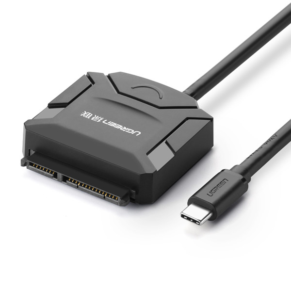 

UGreen 40272 5Gbps Type-C для SATA 2.5 3.5-дюймовый жесткий диск SSD для жесткого диска Поддержка кабеля OTG