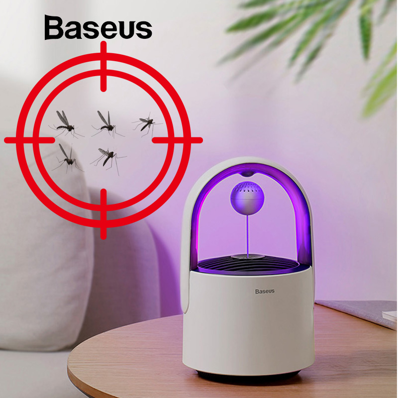 

Baseus USB Light Электрический стикер от комаров LED Bug Zapper Moskito Killer Лампа Лампа Ловушка для насекомых Главная