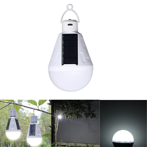 

Солнечная Powered 9W E27 18 LED Лампа Кемпинг Фонарь USB аккумуляторная для На открытом воздухе Тент Рыбалка
