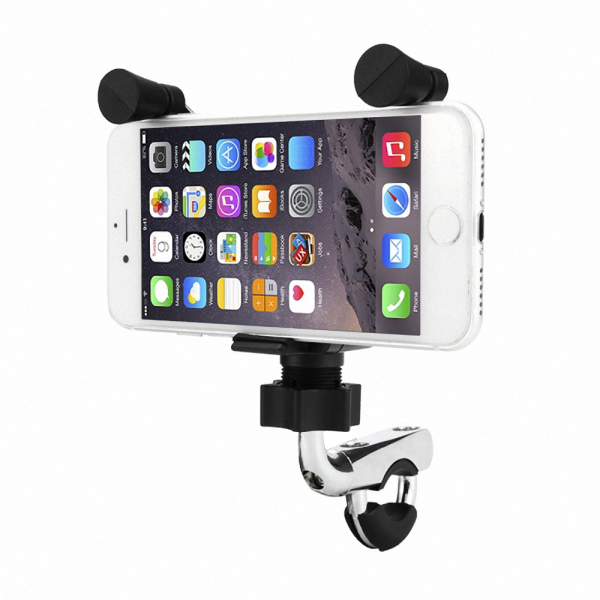 

4.5-6-дюймовый держатель для телефона USB-зарядное устройство мотоцикл Крепление для велосипеда W / Предохранитель для iPhone 8 Huawei