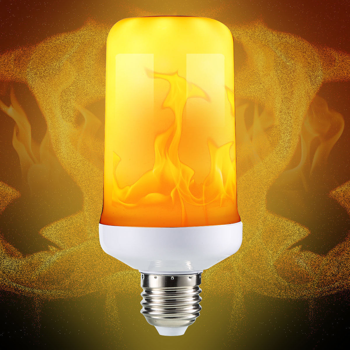 

E27 4 режима SMD2835 LED Эффект пламени Мерцание Эмуляция Огневая лампа Украшение Лампа AC85-265V