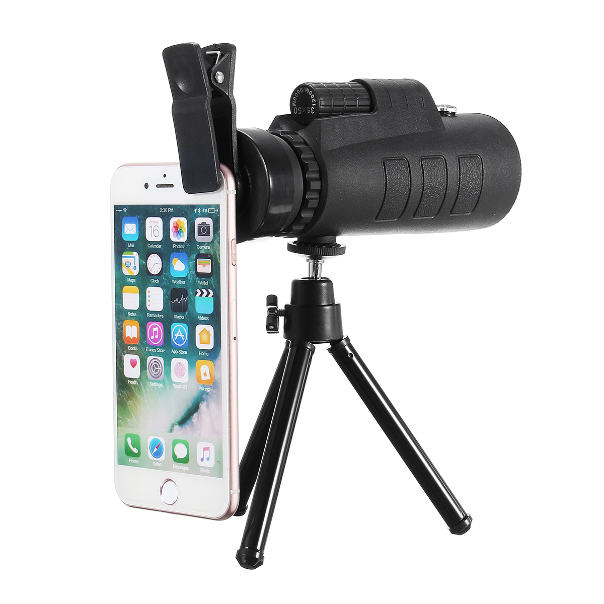

PANDA 35x50 BAK4 Camera Lens Monocular Telescope+Phone Clip Holder+Tripod for Cell Phone