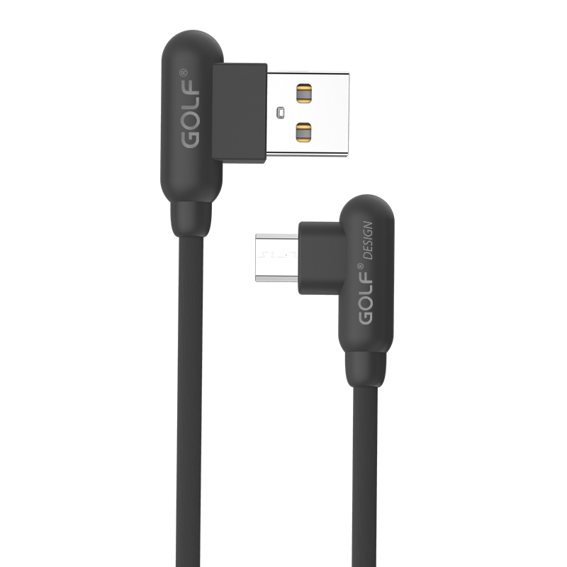 

GOLF 90-градусный реверсивный 2.4A Micro USB зарядный кабель для передачи данных 3.28ft / 1m для Xiaomi Redmi Note 5