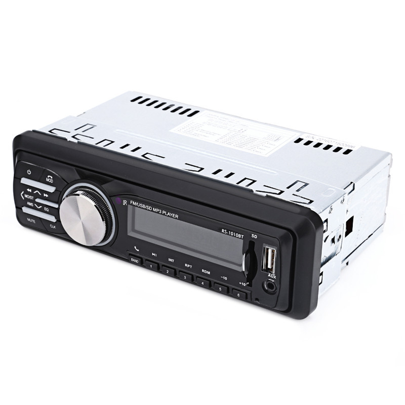 

DC 12V 60W x 4 Авто Stereo Радио Bluetooth MP3-плеер Дистанционное Управление FM Aux SD USB зарядный динамик