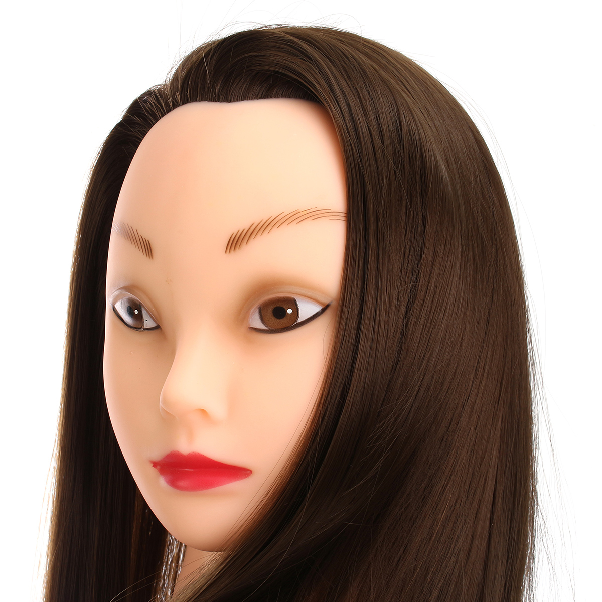 

24'' Brown 30% Real Hair Training Mannequin Head Model