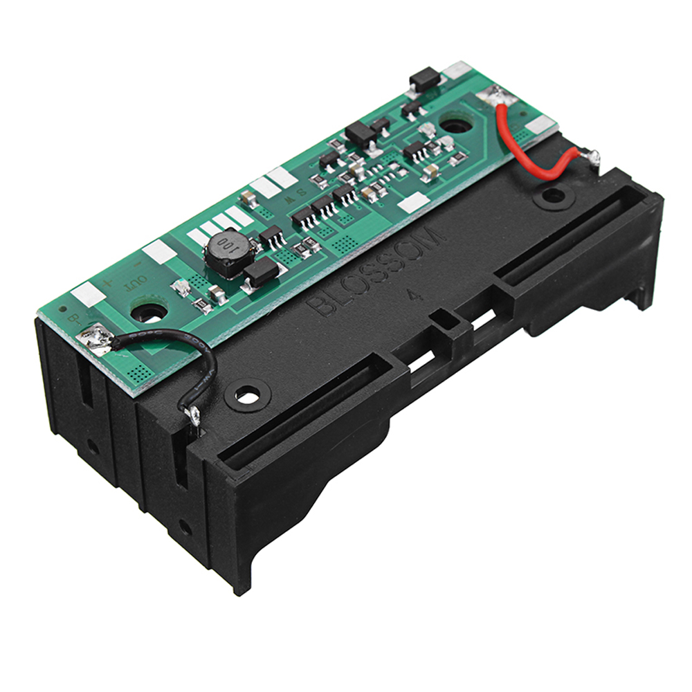 

3pcs 18650 Lithium Battery Boost Module 12V Charging UPS Uninterrupted Protection Integrated Board With Case