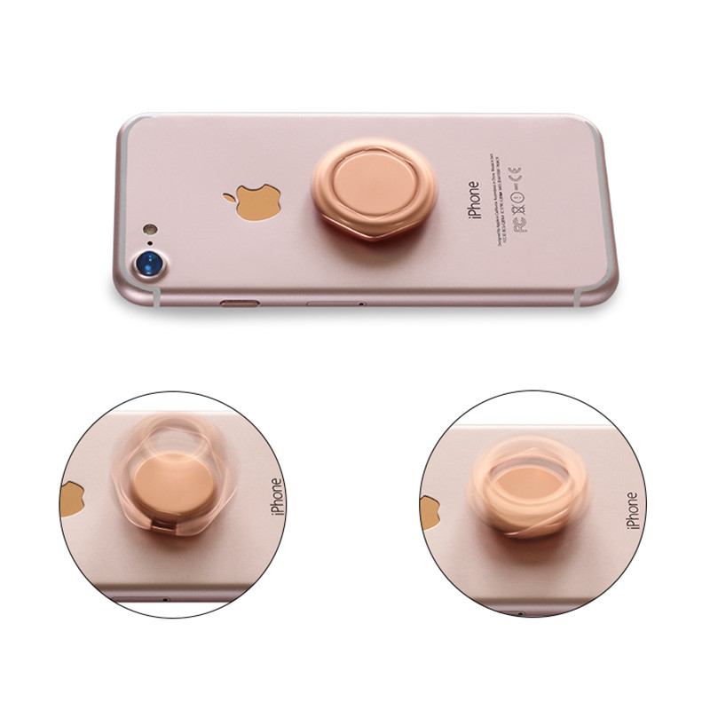 

Bakeey Металл Fidget Spinner 360 градусов вращения Настольный телефон держатель Finger Ring подставка для Xiaomi