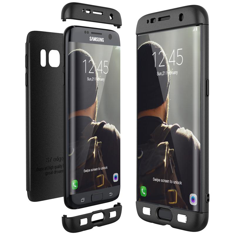 

Bakeey™ 3 in 1 Double Dip 360° Защитный Чехол для Samsung Galaxy S7 Edge Hard PC Cover Case for Samsung Galaxy S7 Edge