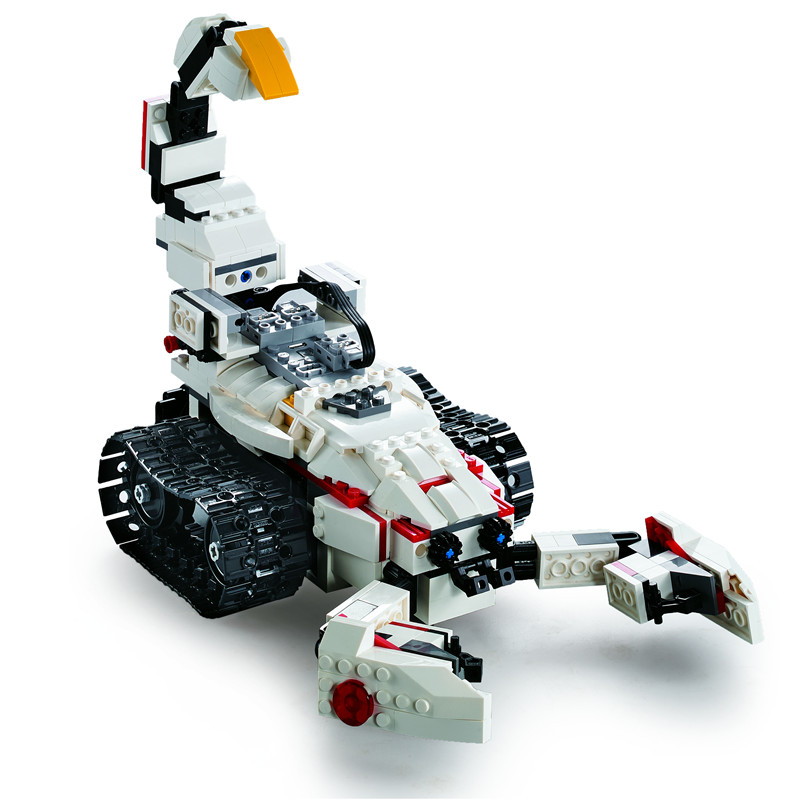 

Doublee Cada 2In1 Робот Электрический Дистанционное Управление Интеллектуальный Робот Scorpion Fight Вставить Блоки Игрушки