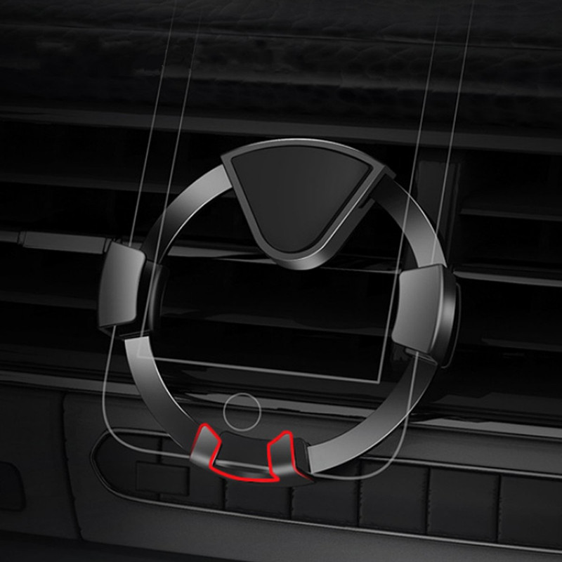 

Universal Upgraded 360 Degree Protection Gravity Auto Замок Авто Подставка для мобильного телефона для мобильного телефона