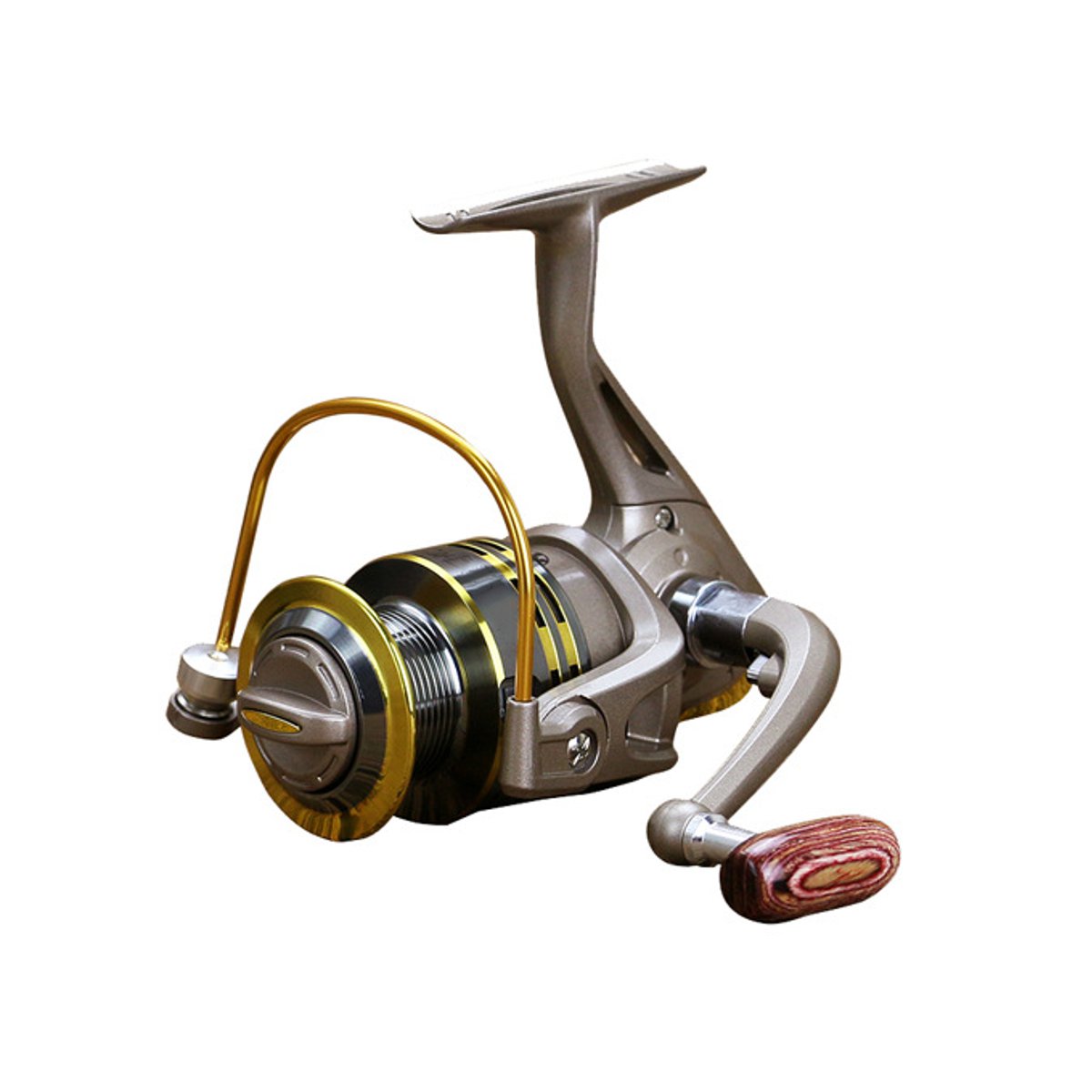 

12 Шарикоподшипник металлический золотник Рыбалка Катушка 5,5: 1 Складной колесо Рыбалка