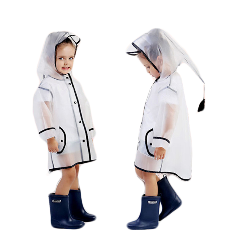 

Waterproof EVA Rain Coat Boy Children Girls Windproof Outdoor Rainwear Rainsuit Kindergarten Kids Baby Raincoat