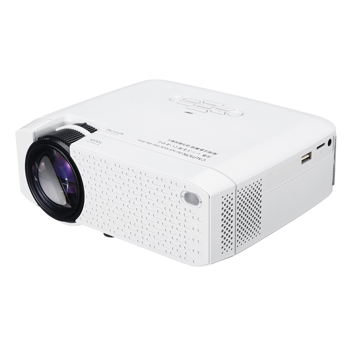 

AUN D40W Mini Projector LED 1600 Lumens Support HD Wireless Sync Display For iPhone/Android PhoneVideo Beamer for Home Cinema