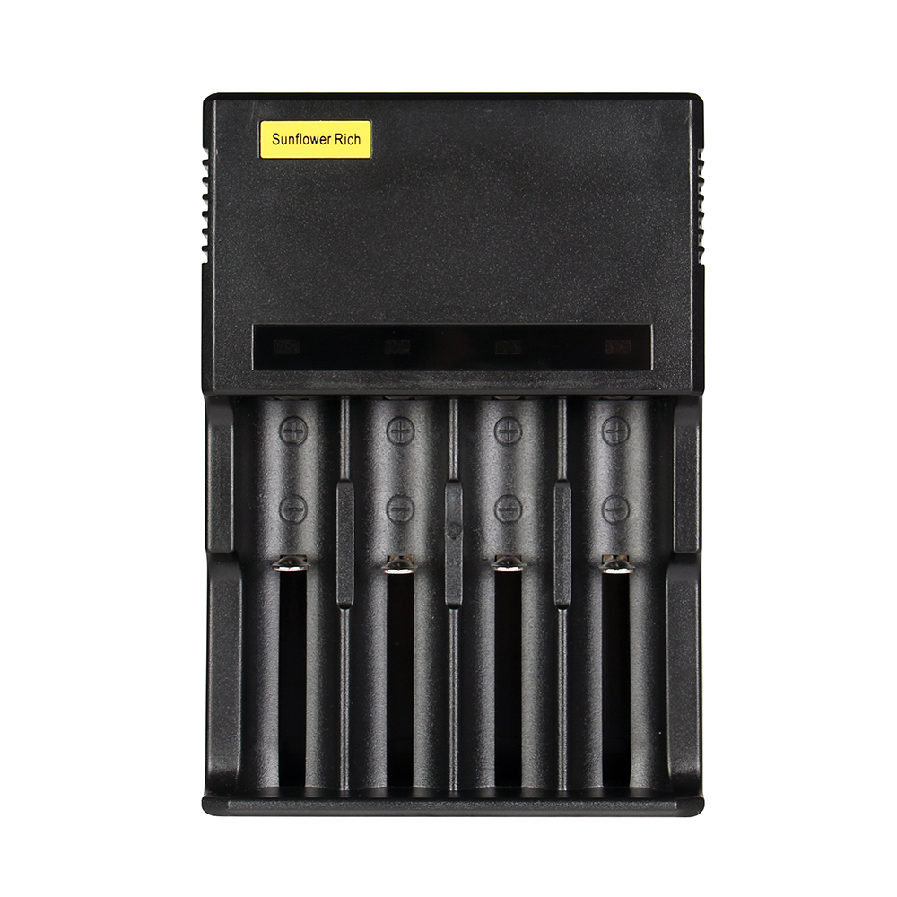 

Sunflower Rich 888 LED Индикаторный свет Rapid Smart Батарея Зарядное устройство для 18650 26650 AA AAA 4Slots US / EU Plug