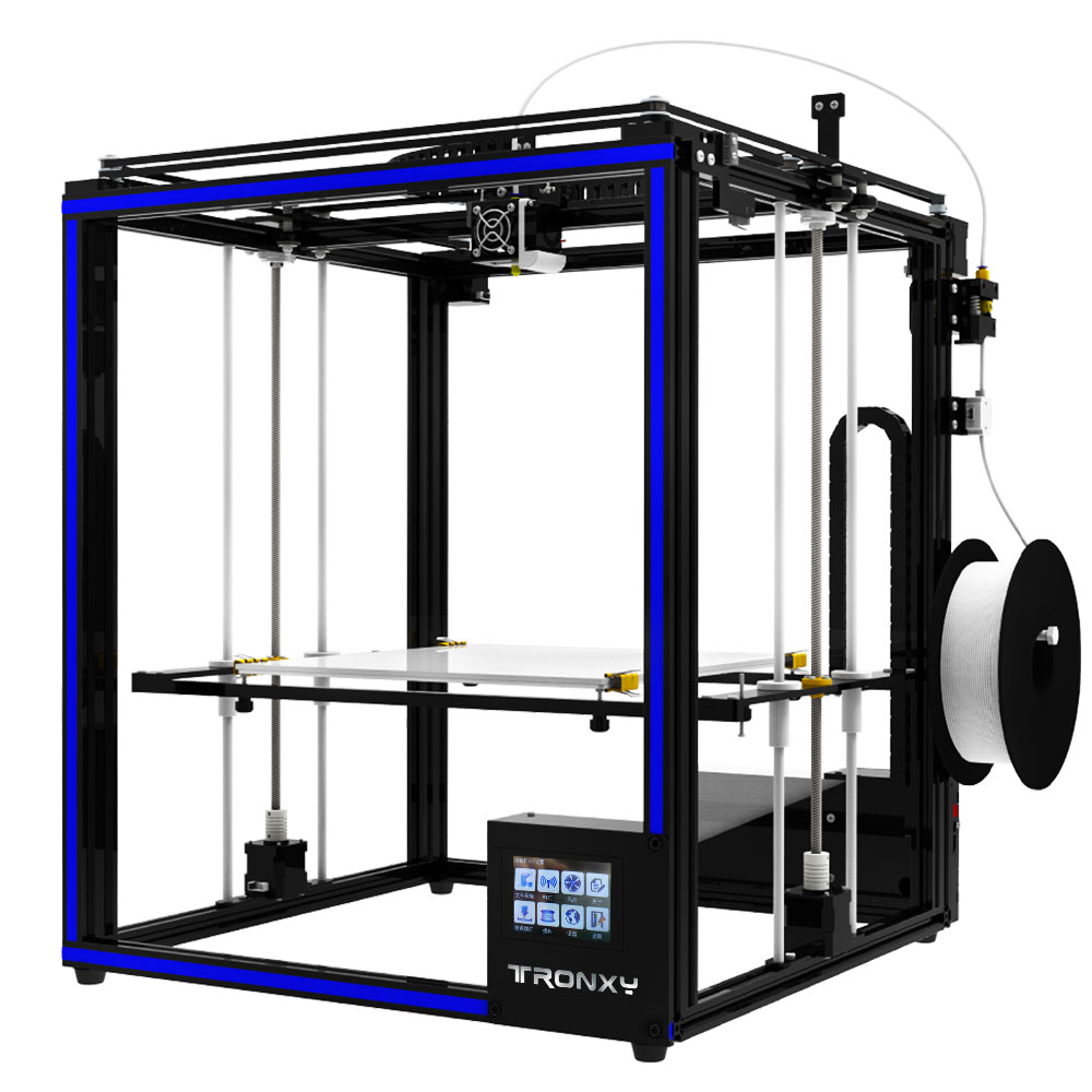 

TRONXY® X5ST-400 DIY Алюминиевый 3D-принтер Набор 400 * 400 * 400 мм Размер большой печати с 3,5-дюймовым сенсорным экраном / возобновлением пи