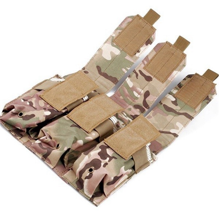 

FAITH PRO Outdoor Camouflage Bag Molle Triple Magazine Pouch Mag Holder Accessory Bag