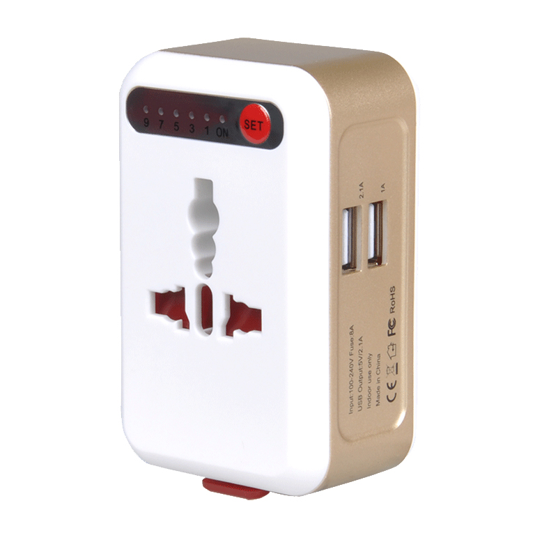 

Loskii SH-200 Multifunctional Universal Travel Wireless Timing Switch Dual USB Output Plug in Timer Socket Switch