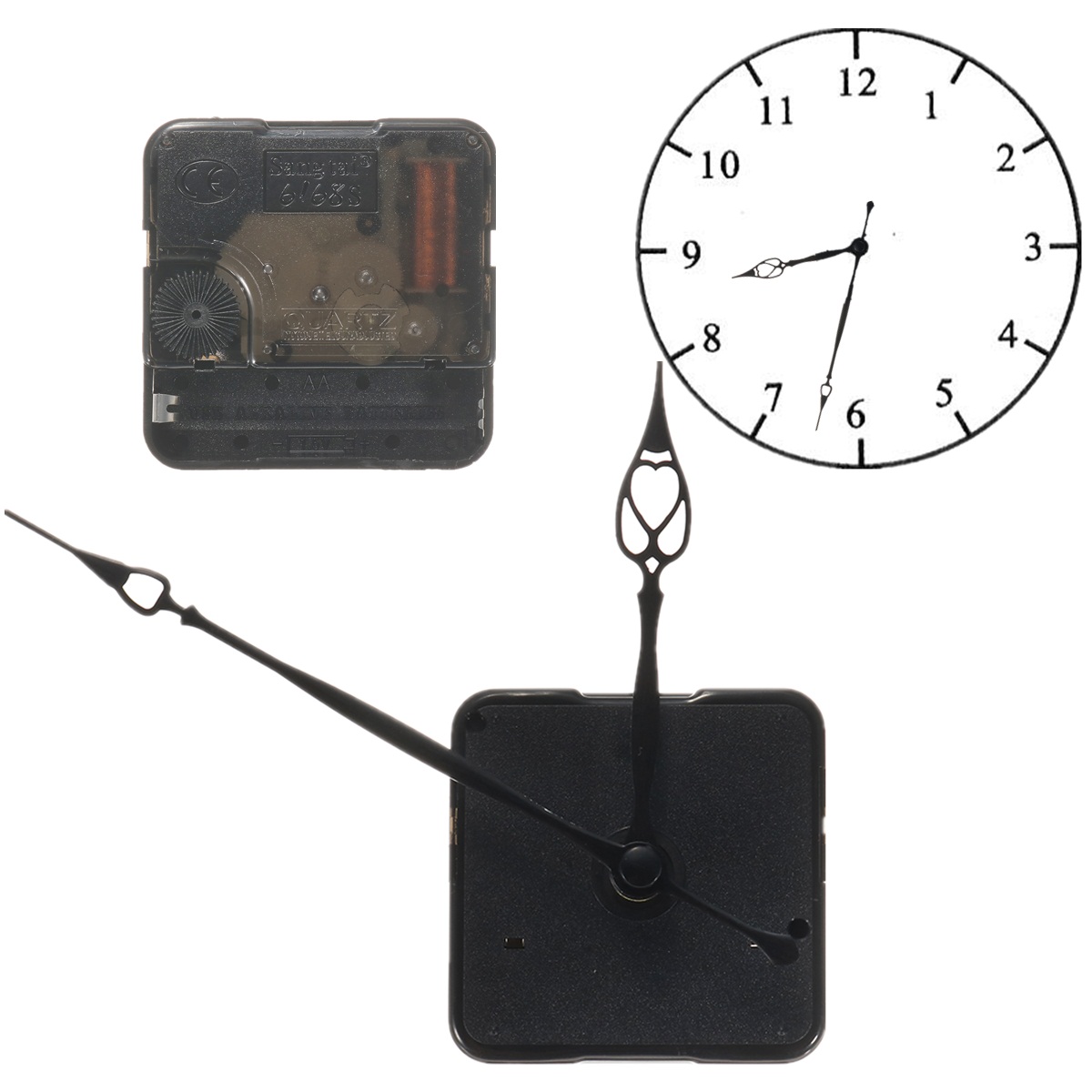 

Замена ретро-кварца Часы Механизм движения Мотор С ручками и фитингом