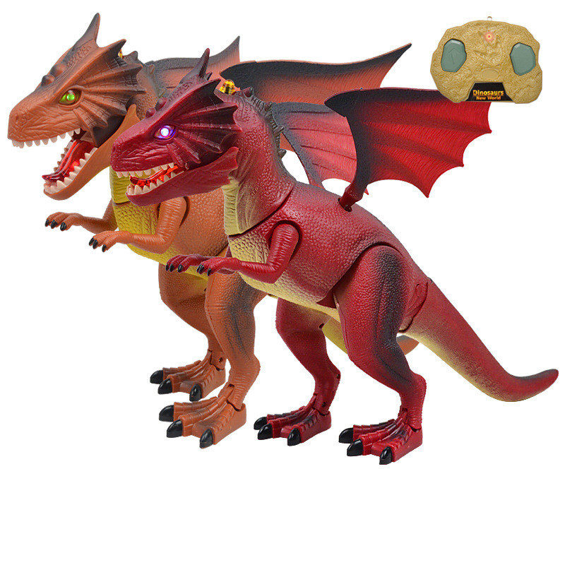 

Инфракрасный RC Electronic Дистанционное Управление Динозавр Юрский огненный дракон T-Rex Модель Звук Свет Игрушки