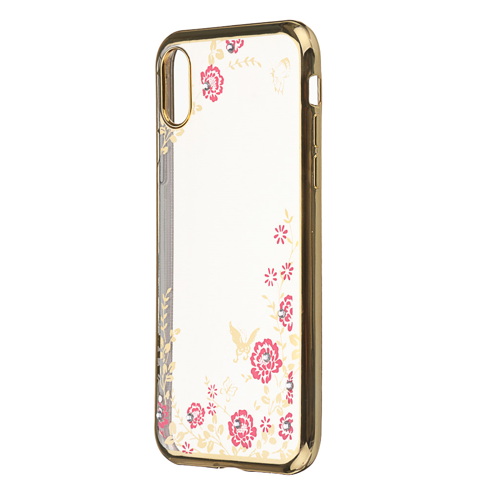 

Bakeey™ Flowers Translucent Shockproof Soft TPU Back Cover Protective Case for iPhone X XS