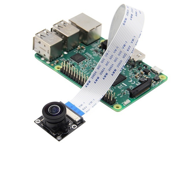 

5 Megapixel 1080p 222 Degrees 2952x1944 Panoramic Camera Module For Raspberry Pi With FFC Cable