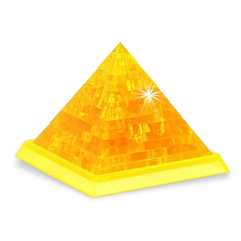

Новинка IQ Crystal Blocks Jigsaw Puzzles Игрушка 3D Pyramid DIY Модельный подарок