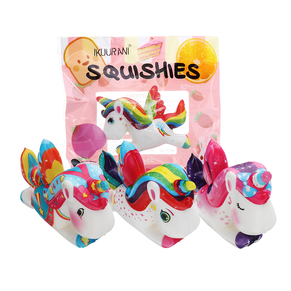 

IKUURANI Unicorn Squishy 10.5 * 8CM Cute Slow Rising Toy Decor Подарок с оригинальной упаковкой