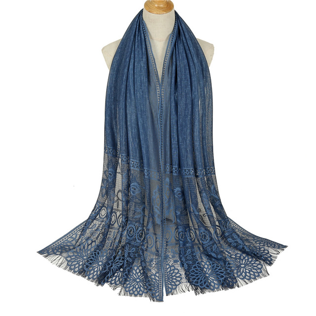 

Сплошной цвет полый шарф новый кисточкой тонкий срез мода баотоу дикий платок