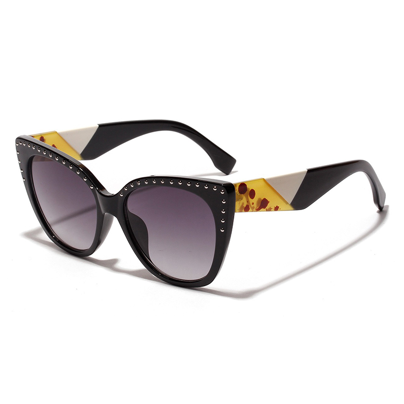 

Women Vogue Винтаж Print Anti-UV Кот Солнцезащитные очки для глаз