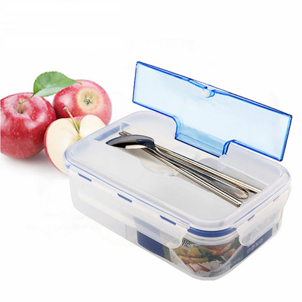 

KCASA KC-FY01 Portable Microwave PP Lunch Box With Tableware MultiCell Large Capacity Food Container