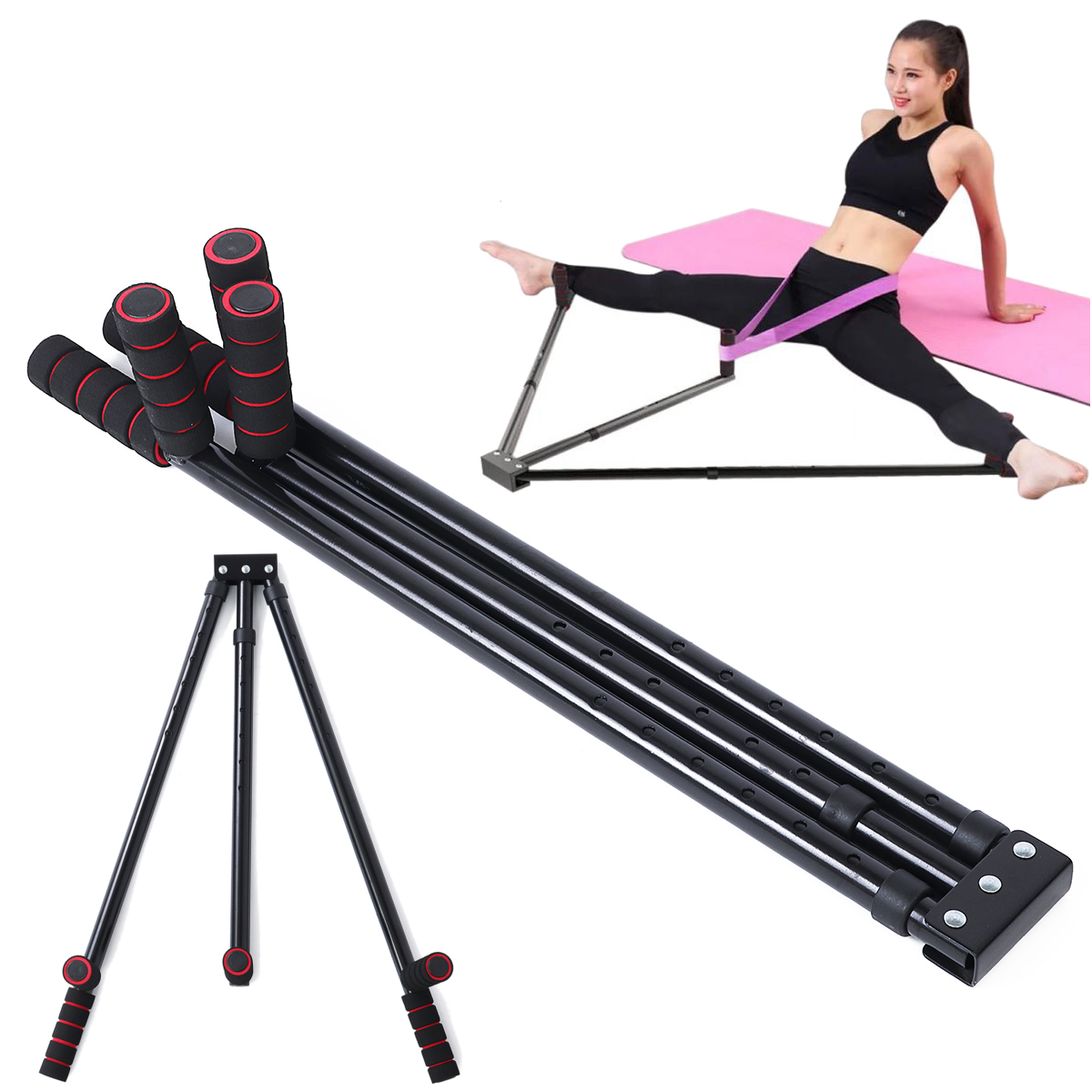 

3-Bar Iron Leg Stretcher Extension Split Machine Flexibility Training Tool Exercise Tools