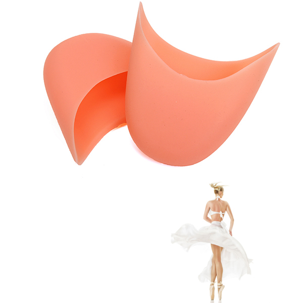 

1 пара балета танца поддержки ног Силиконовый Гель плоская колодка колодки