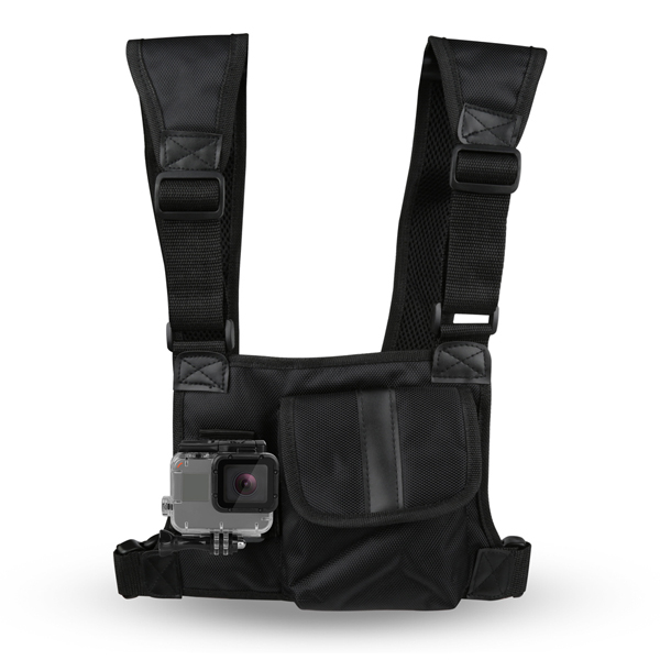 

SHOOT камера нагрудный ремень для крепления на ремне для Gopro EKEN SJCAM SOOCOO Yi 4K рюкзак с наборами Сумка