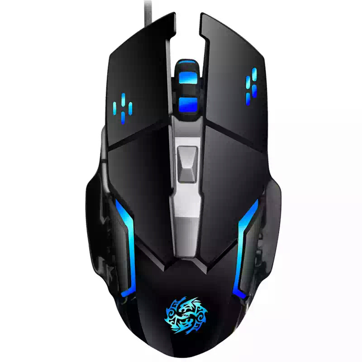 

6 Buttons 2400DPI Adjustable USB Wired Optical Gaming Mouse for Desktop PC Laptops