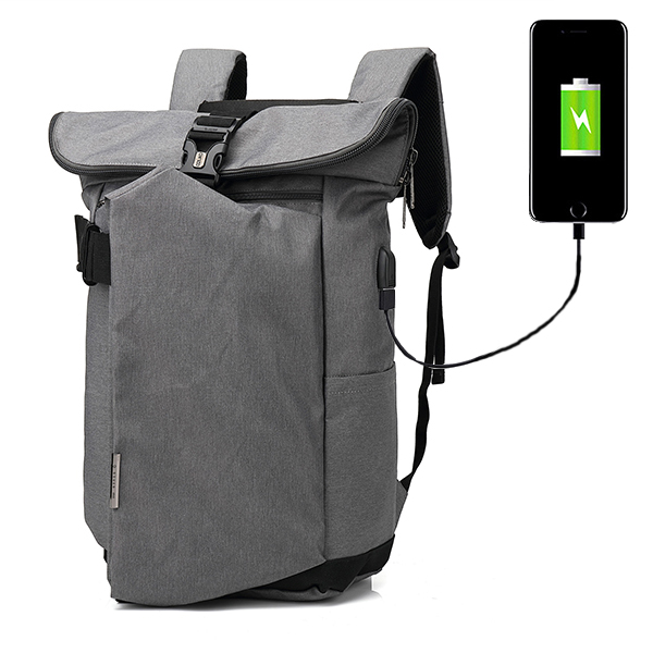 

Мужчины Outdooors Travel Сумка Анти Theft Laptop Сумка Модный выходной рюкзак с USB-портом для зарядки