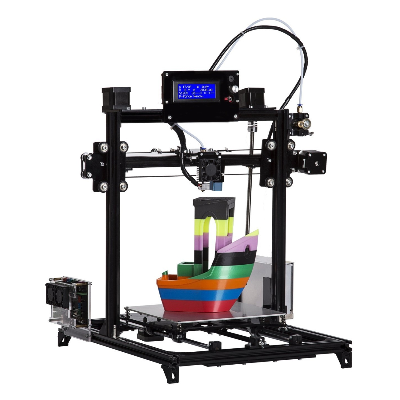 

FLSUN® Prusa i3 DIY Рабочий 3D-принтер Набор Размер печати 200x200x220 мм с автоматическим выравниванием Двойные Z-моторы 1,75 мм 0,4 мм сопло