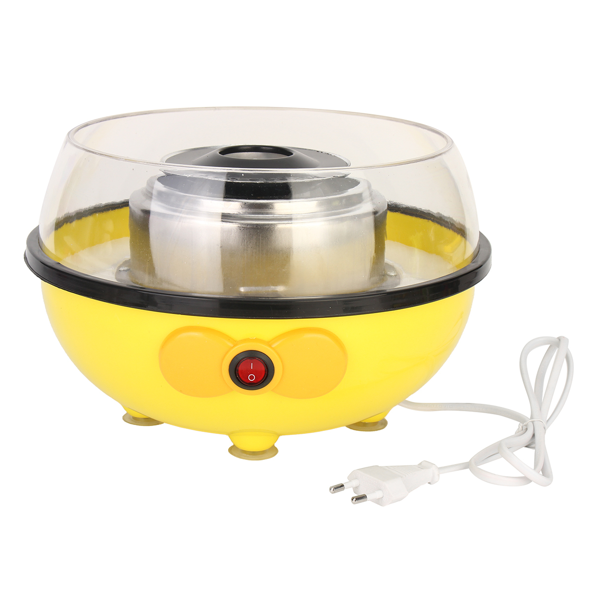 

Portable Electric DIY Sugar Floss Carnival Maker Party Yellow Cotton Candy Machine 455W